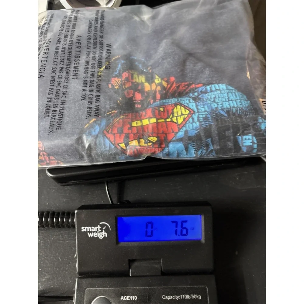 DC Comics SUPERMAN SUPER HERO MAN Of STEEL Word Puzzle Body TEE T Shirt MEN'S XL - Picture 9 of 9